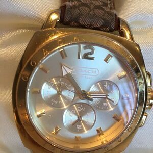 Authentic Coach Large Face Style Watch